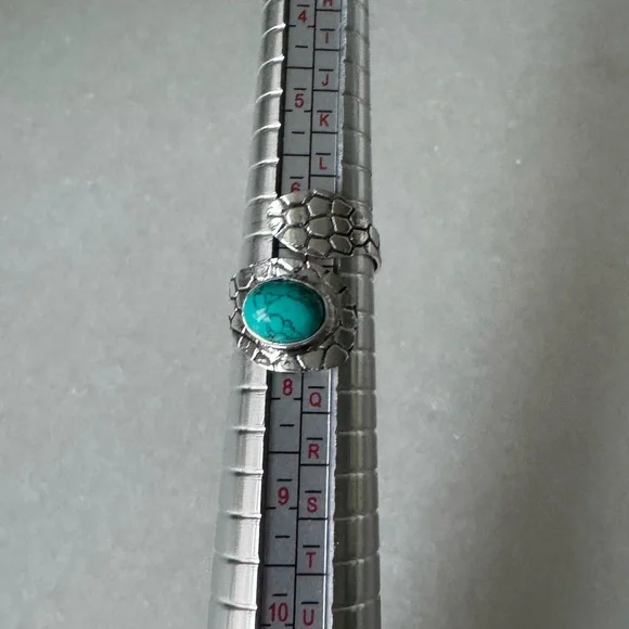 NWOT Sundance Sidewinder Ring, Turquoise, Sterling Silver